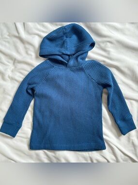 jumping beans Blue Waffle-Knit Hoodie